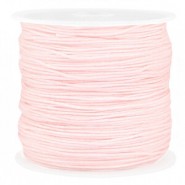 Macramé bead cord 0.8mm Baby pink